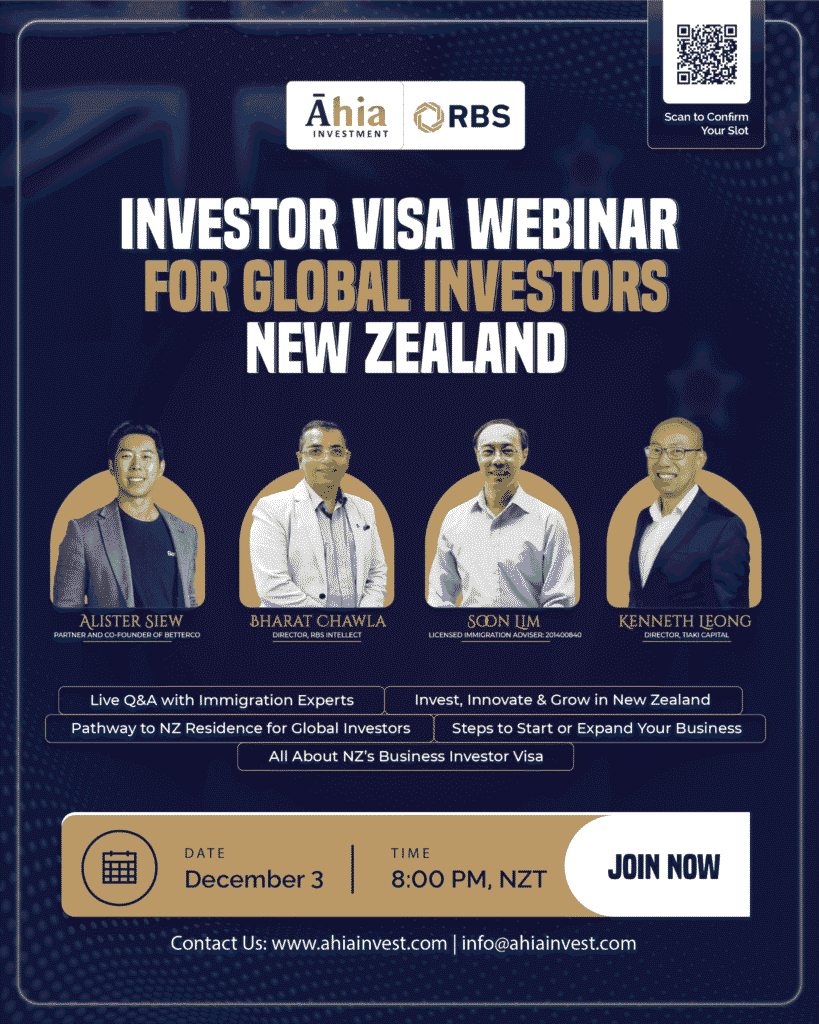 New Zealand Investor Visa Meeting for Global Investors