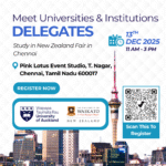 Study in New Zealand Event, Chennai | 13 Dec | RBS Intellect