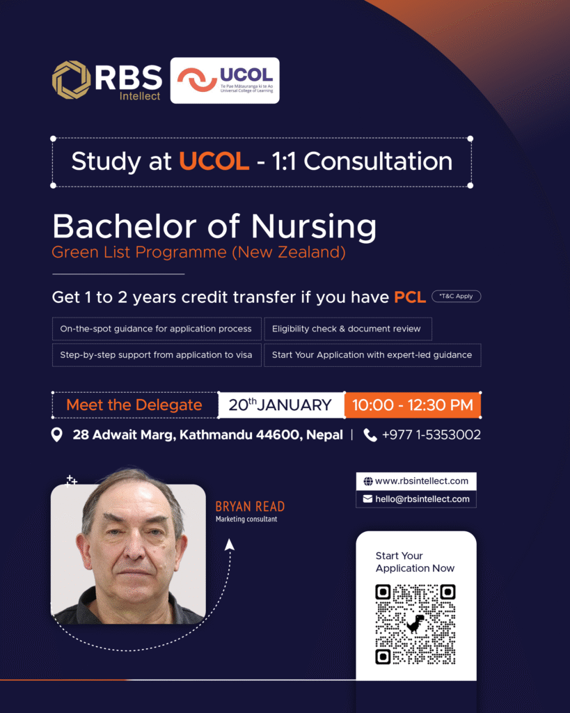 Study Bachelor of Nursing at UCOL New Zealand | Nepal Meet