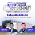 Study at Massey University, New Zealand | Admission Day